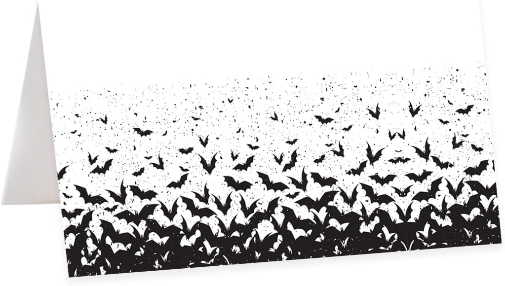 Andaz Press Halloween Place Cards 24 Pack 2x35