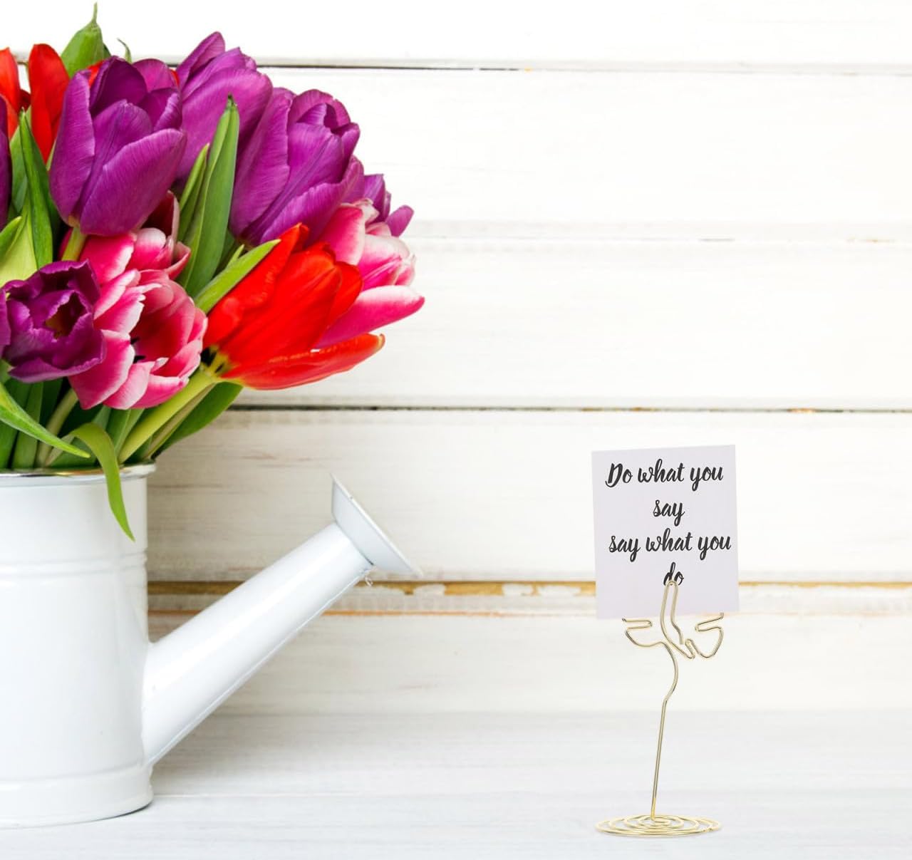 Stobok Table Number Holders 8PCS Metal Set