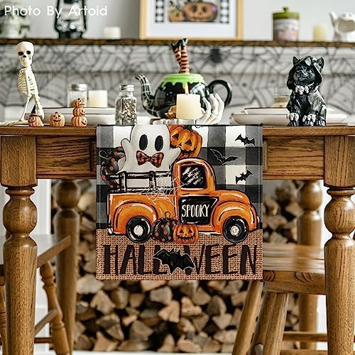 Artoid Mode Spooky Halloween Table Runner 13x72 Inch