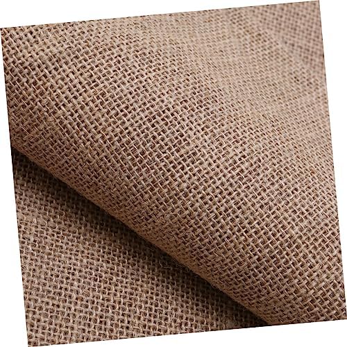 275x30cm Burlap Table Runner with Rustic Lace Edging