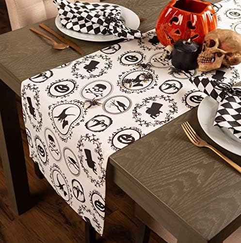 DII Halloween Party Tabletop Decor Table Runner 14x72