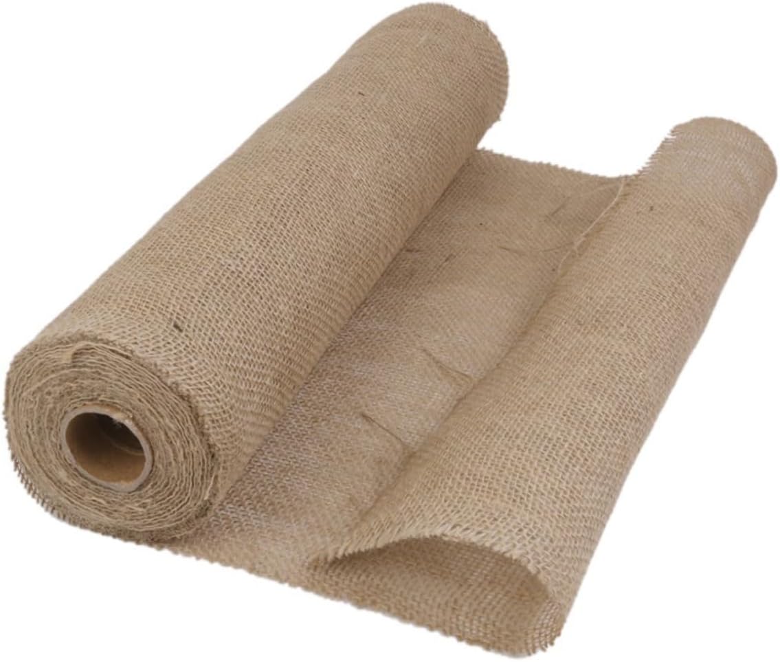10M Burlap Jute Table Runner Rustic Hessian Cover