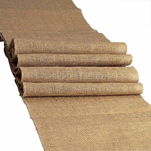 Natural Burlap Table Runner 12x108 Wholesale 24