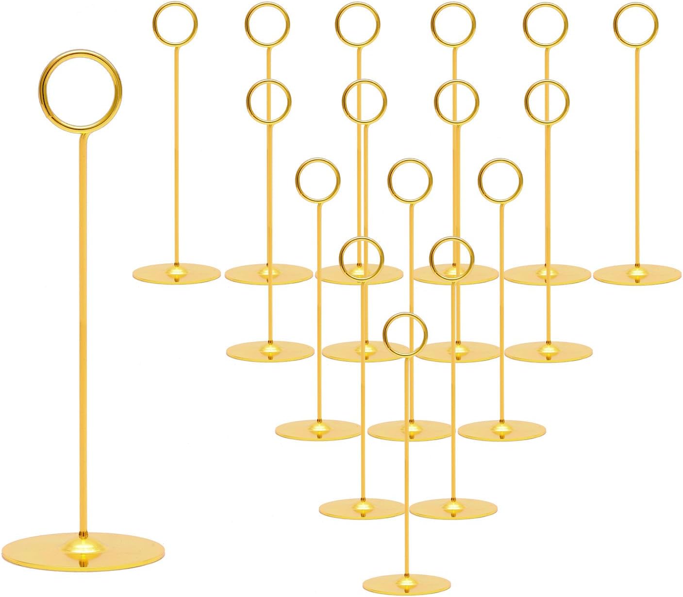 Urban Deco 16 Piece Table Card Holder Set Gold