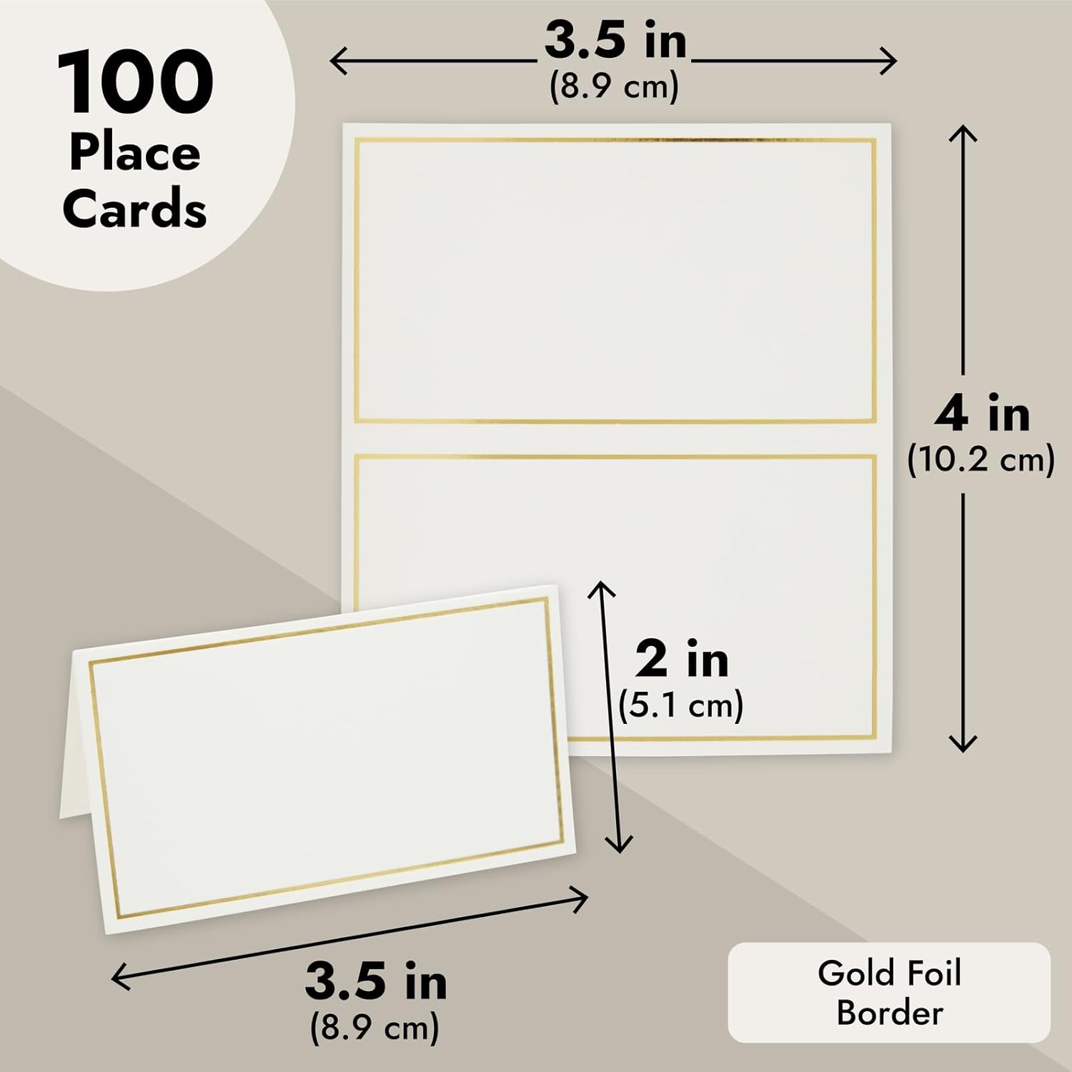 Best Paper Greetings 100-Pack Wedding Place Cards