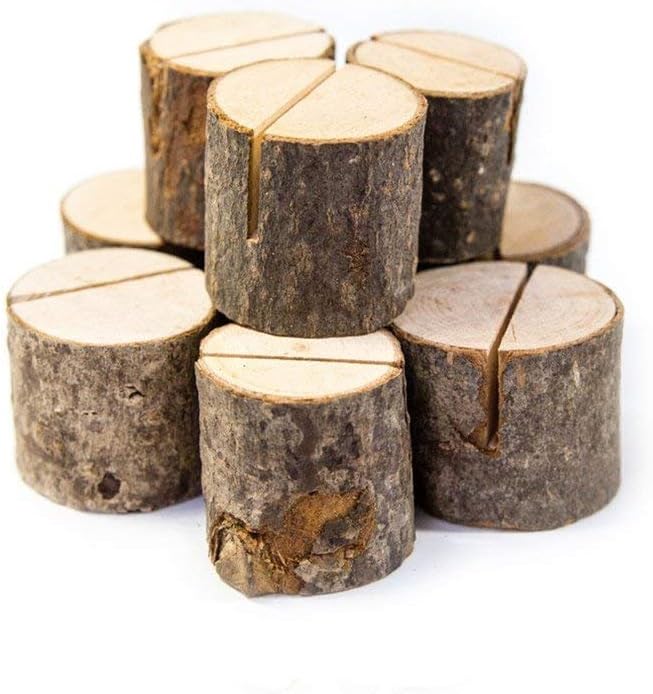 Rustic Wood Table Numbers Holder 20pcs