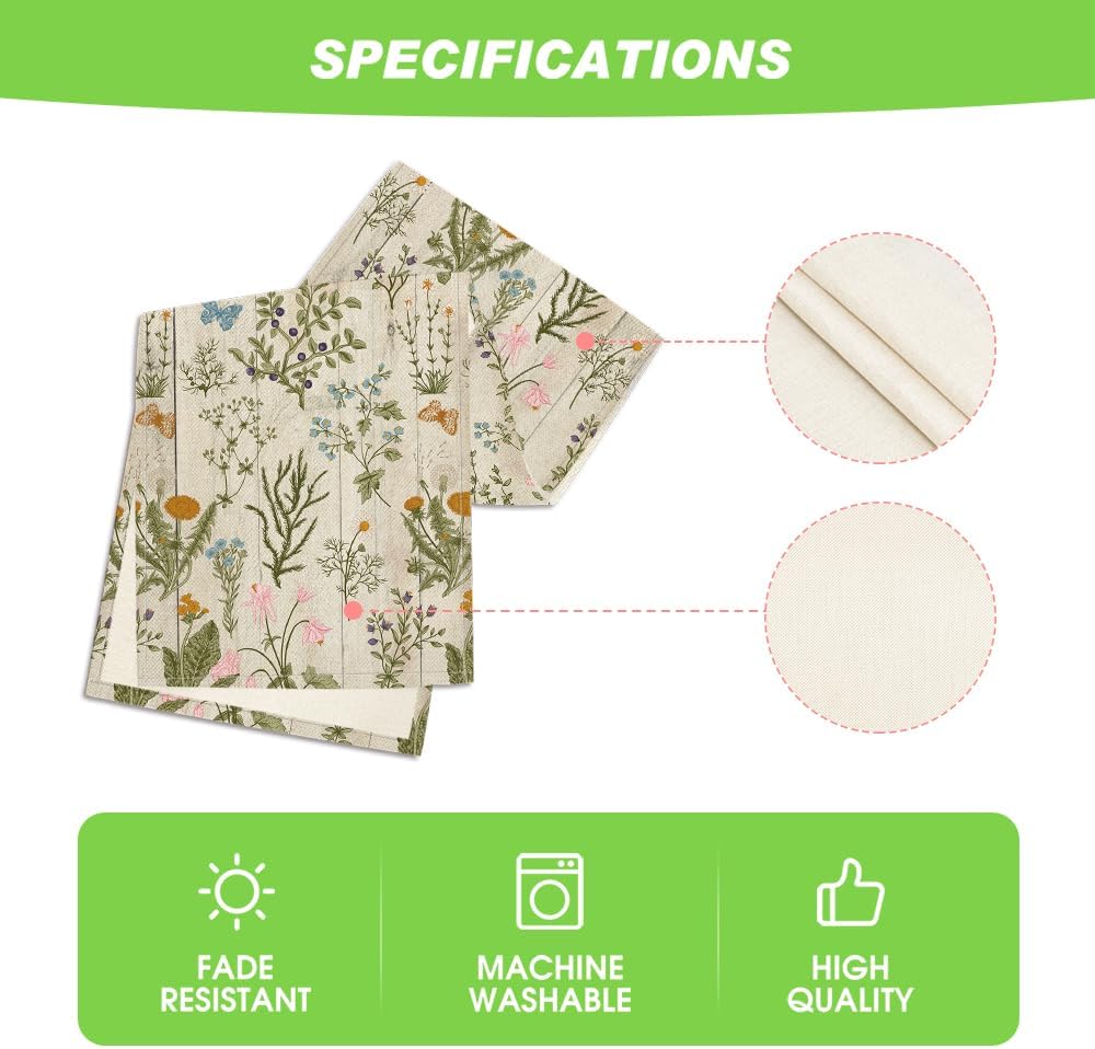 Artoid Mode Floral Table Runner 13x72 Inch