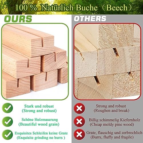 16Pcs Wooden Place Card Holders for Weddings Parties