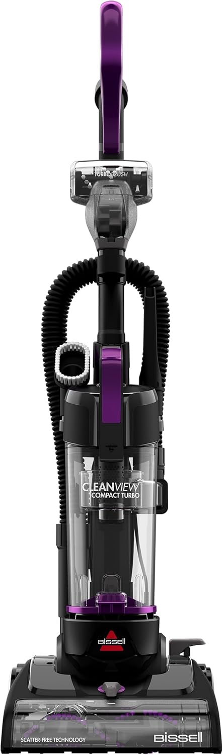 Bissell CleanView Compact Turbo Upright Vacuum with Quick Release Wand