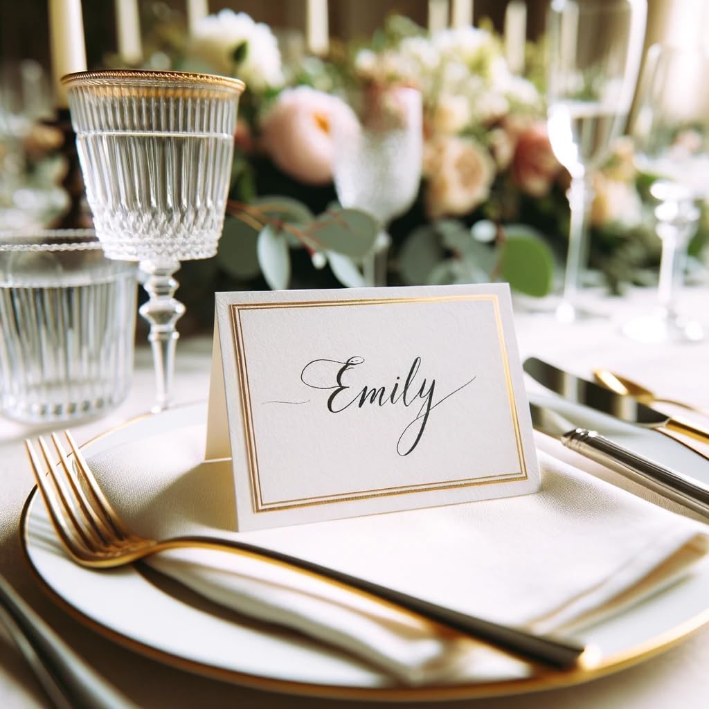 The Twiddlers 200 Name Place Cards Wedding 35x2 Inch
