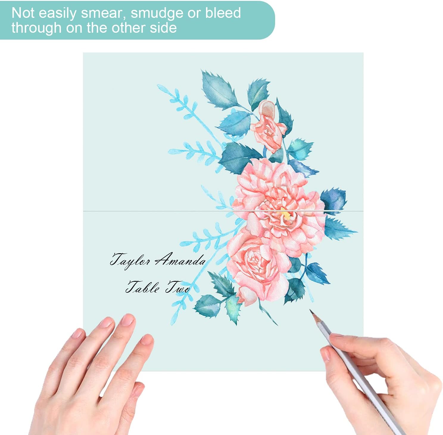 JUZNU Place Cards 120 Pack for Weddings and Parties