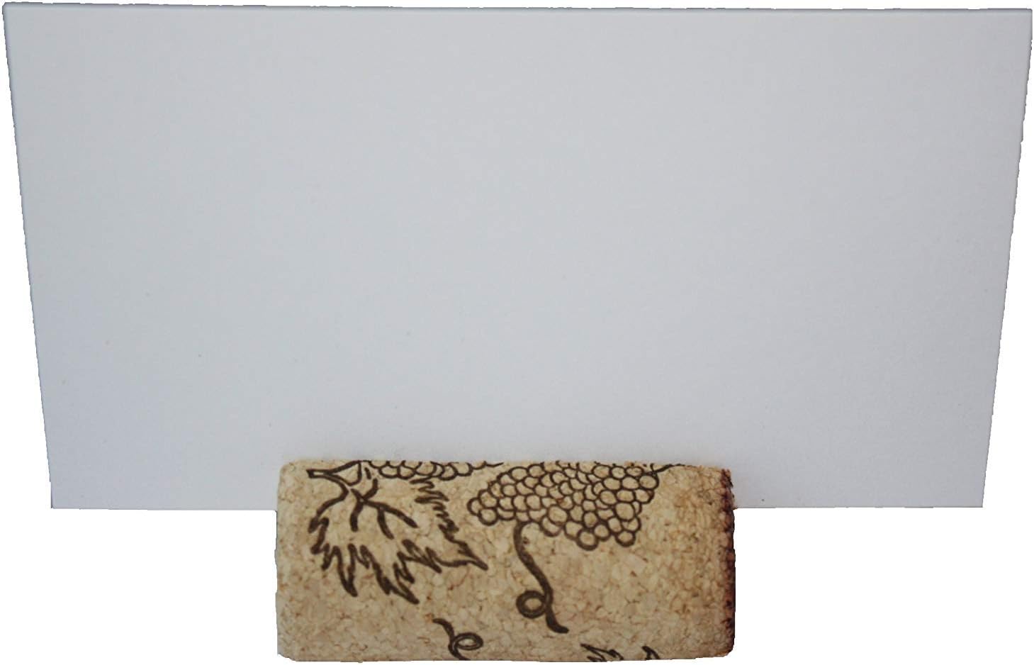 Premium Recycled Cork Place Card Holders Set of 25