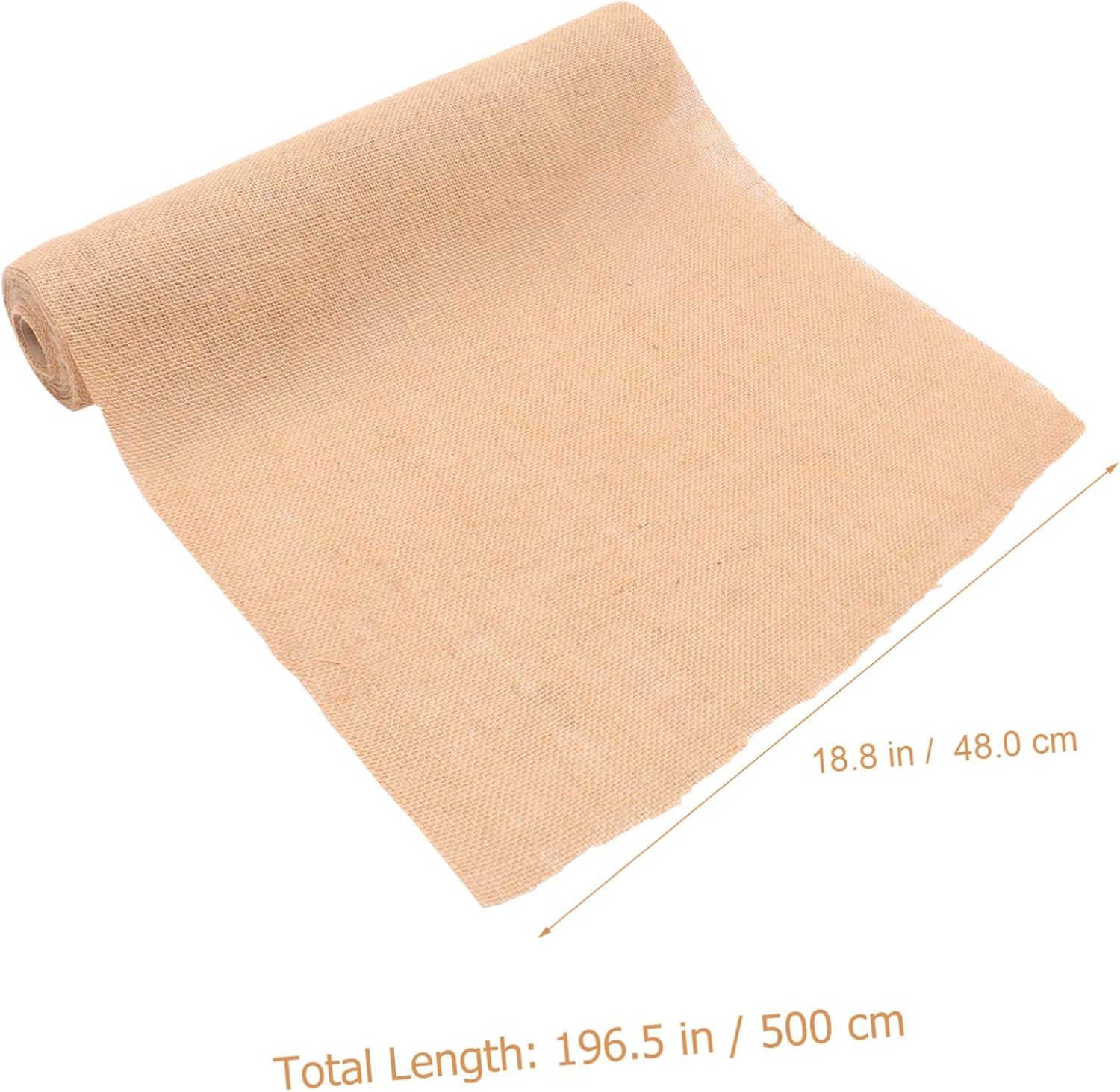 Natural Linen Table Runner for Weddings and Home Decor