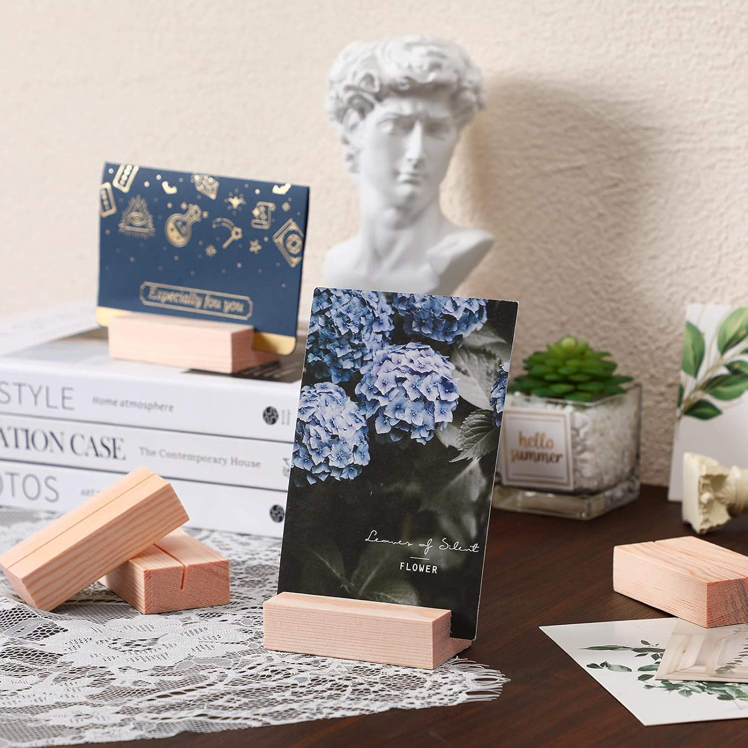 Thyle Zonon 12 Wood Place Card Holders