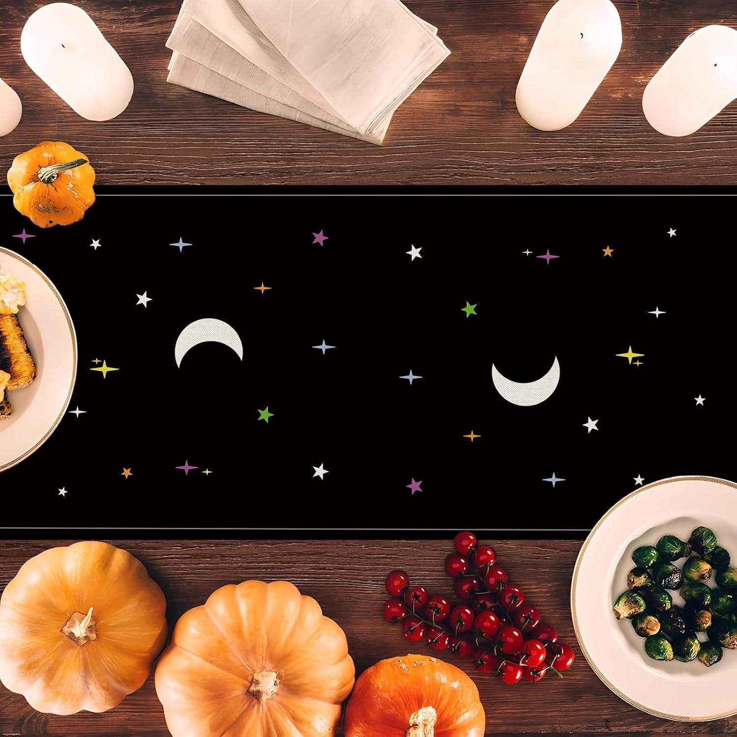 Gagec Halloween Table Runner 13x72 Inch