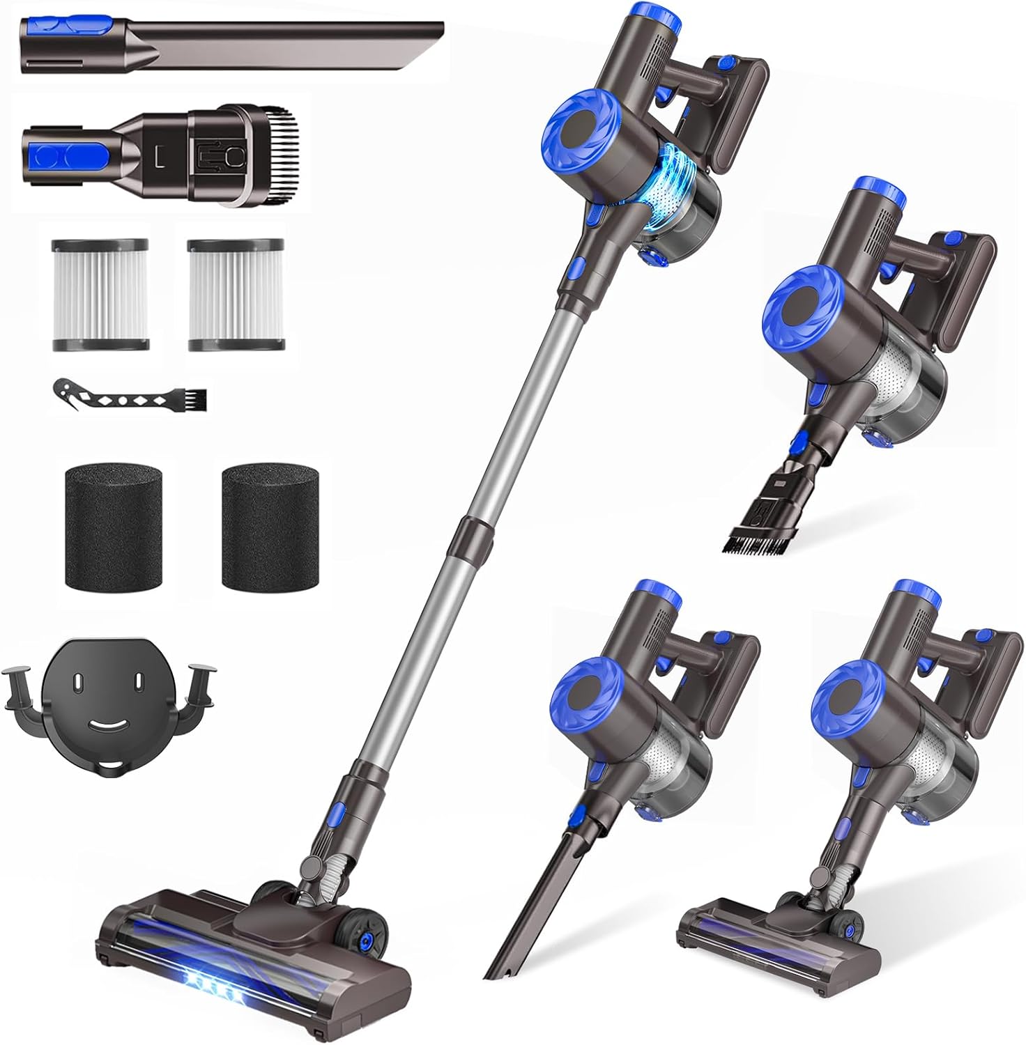 Cordless Vacuum Cleaner with 2200 mAh Battery