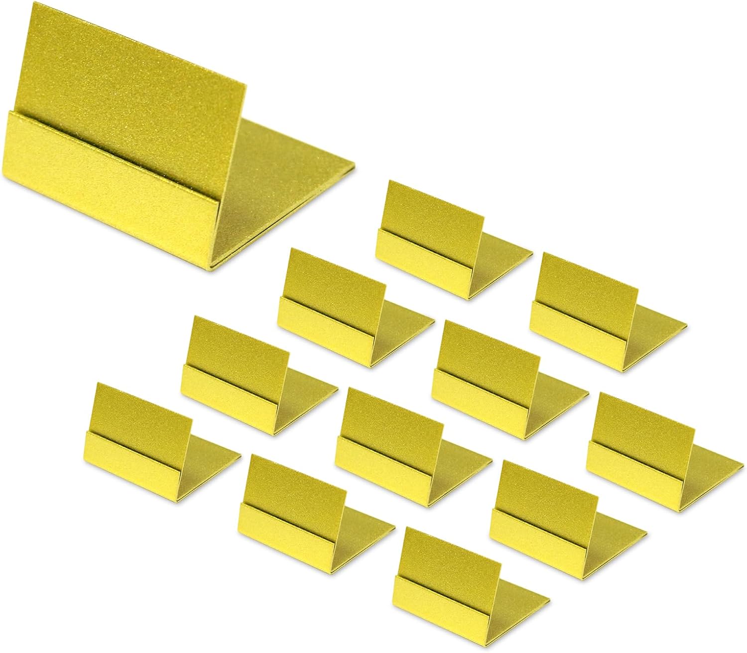 12 Pack Gold Table Number Holders for Events and Parties