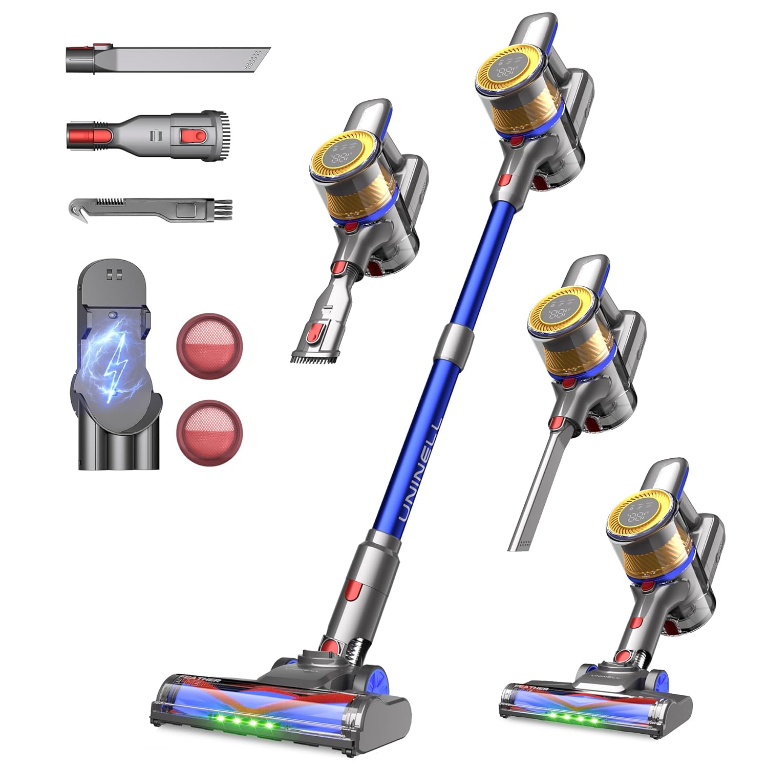 UNINELL HOME Cordless Vacuum Cleaner with 45000Pa Suction