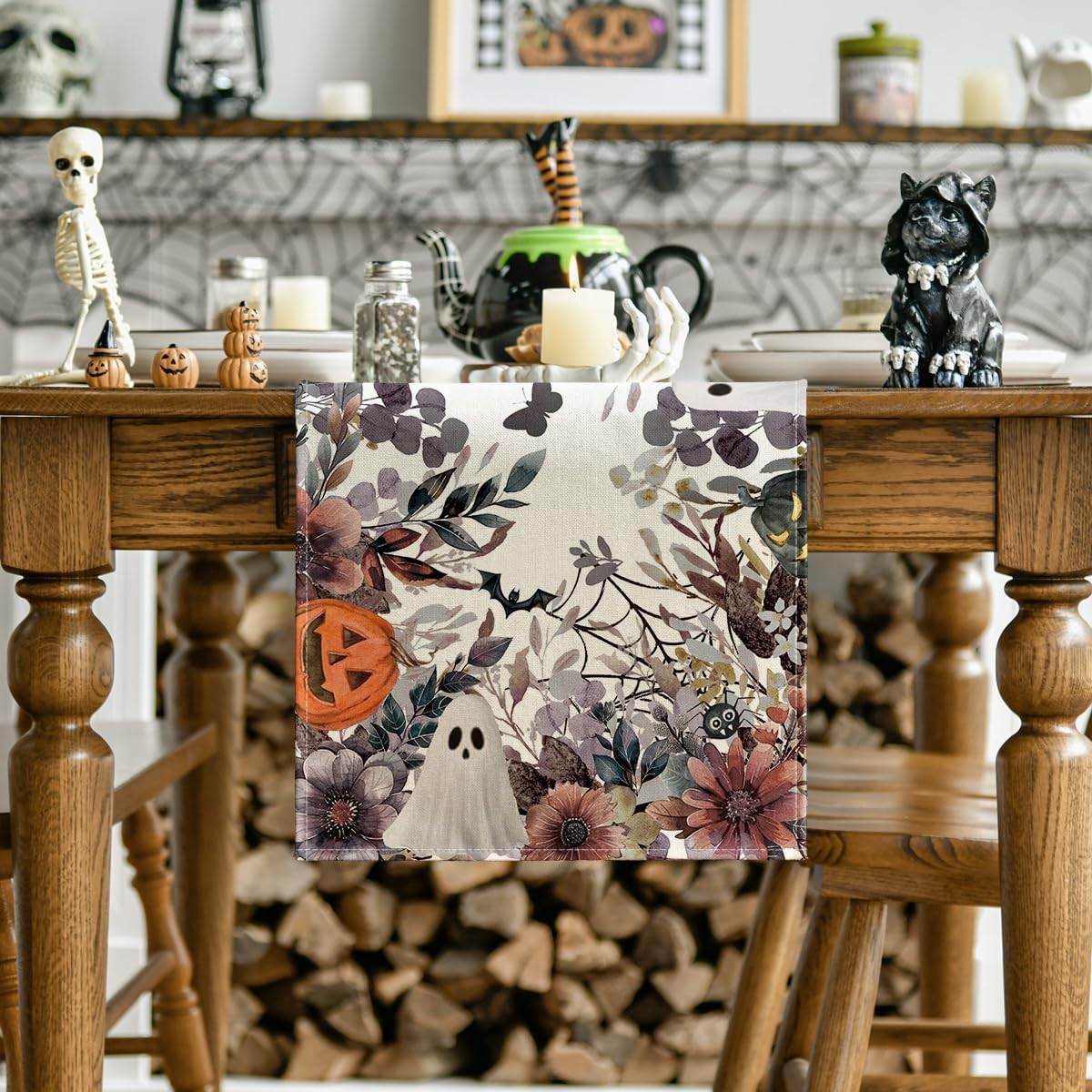 Artoid Mode Halloween Table Runner 13x72 Inch