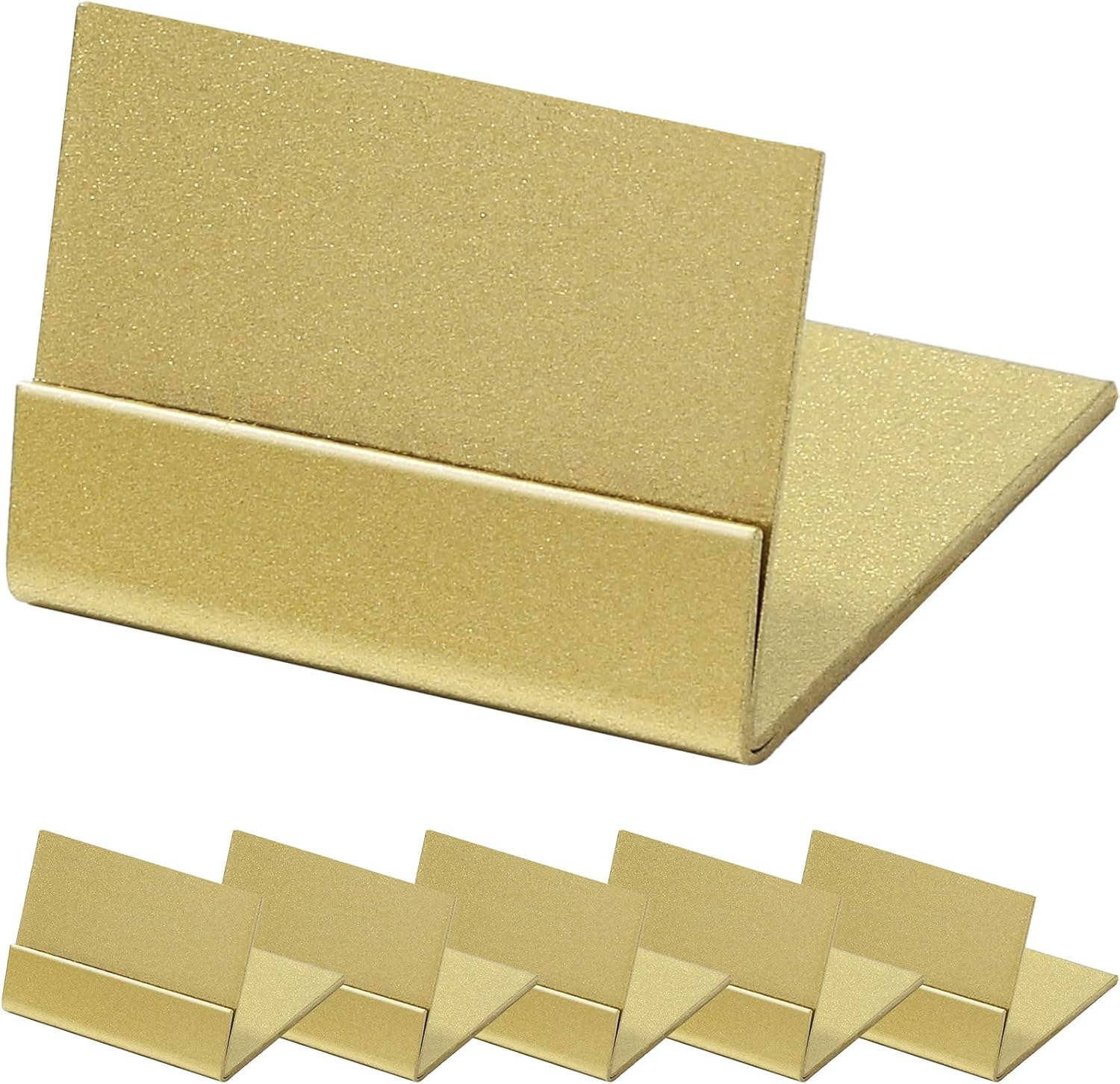 24 PCS Gold Table Number Holders Metal Place Card Stands