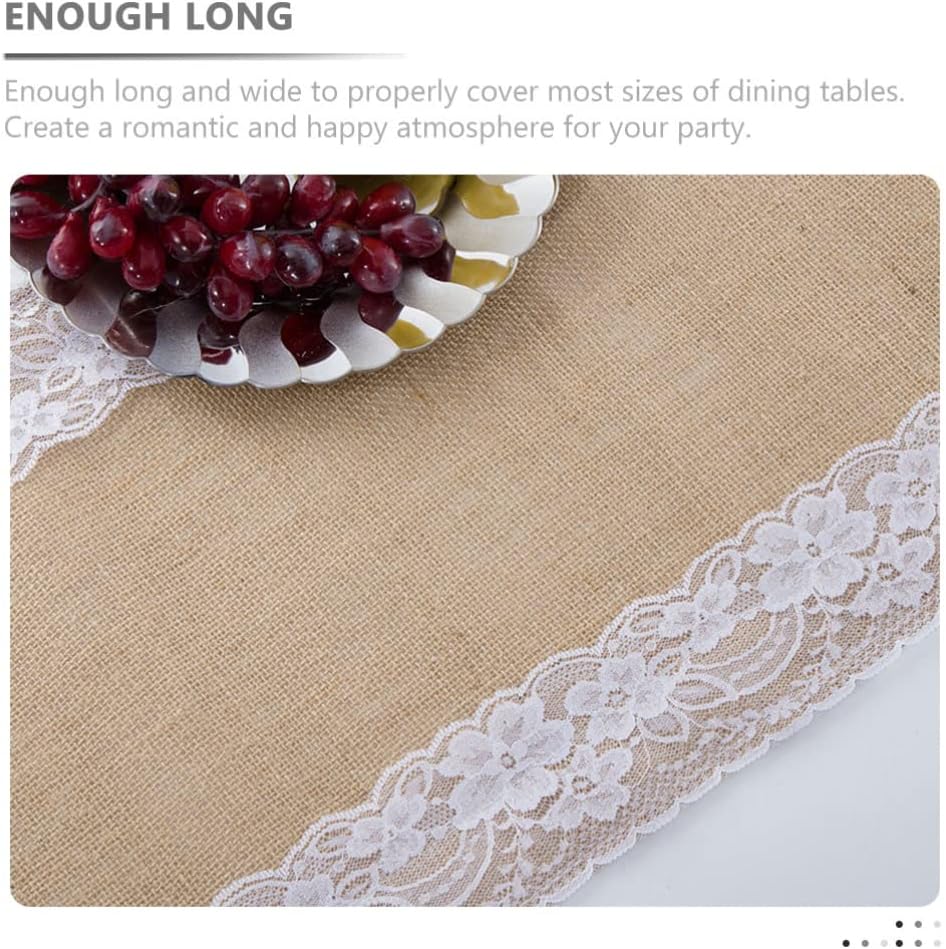 LIFKOME Lace Table Runner for Wedding Home Decor