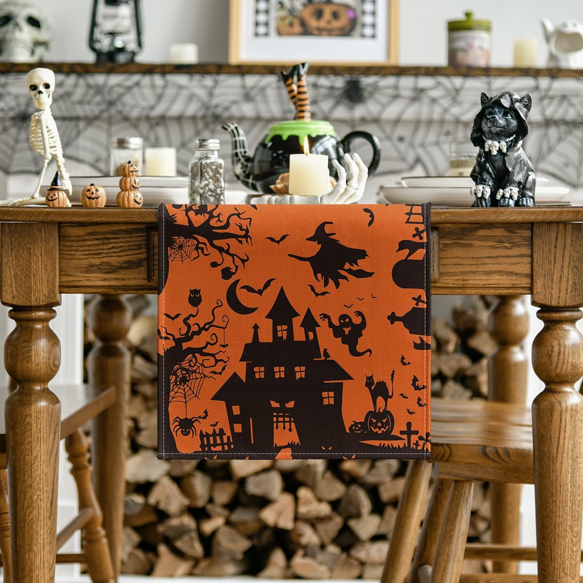 Artoid Mode Halloween Table Runner 13x72 Inch 1