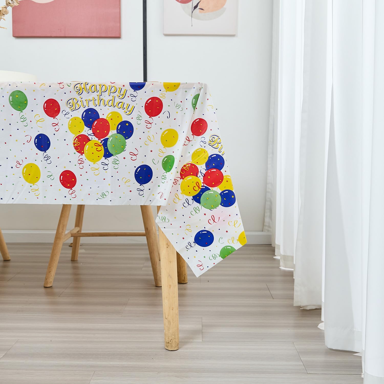 PartyHippo Plastic Tablecloth Roll 54 x 100 with Cutter Box 1