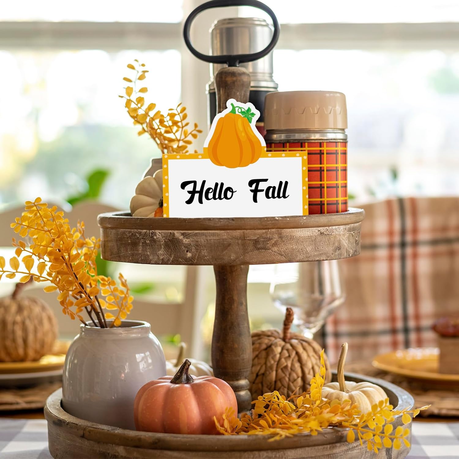 48 Pumpkin Place Cards for Fall Events and Thanksgiving