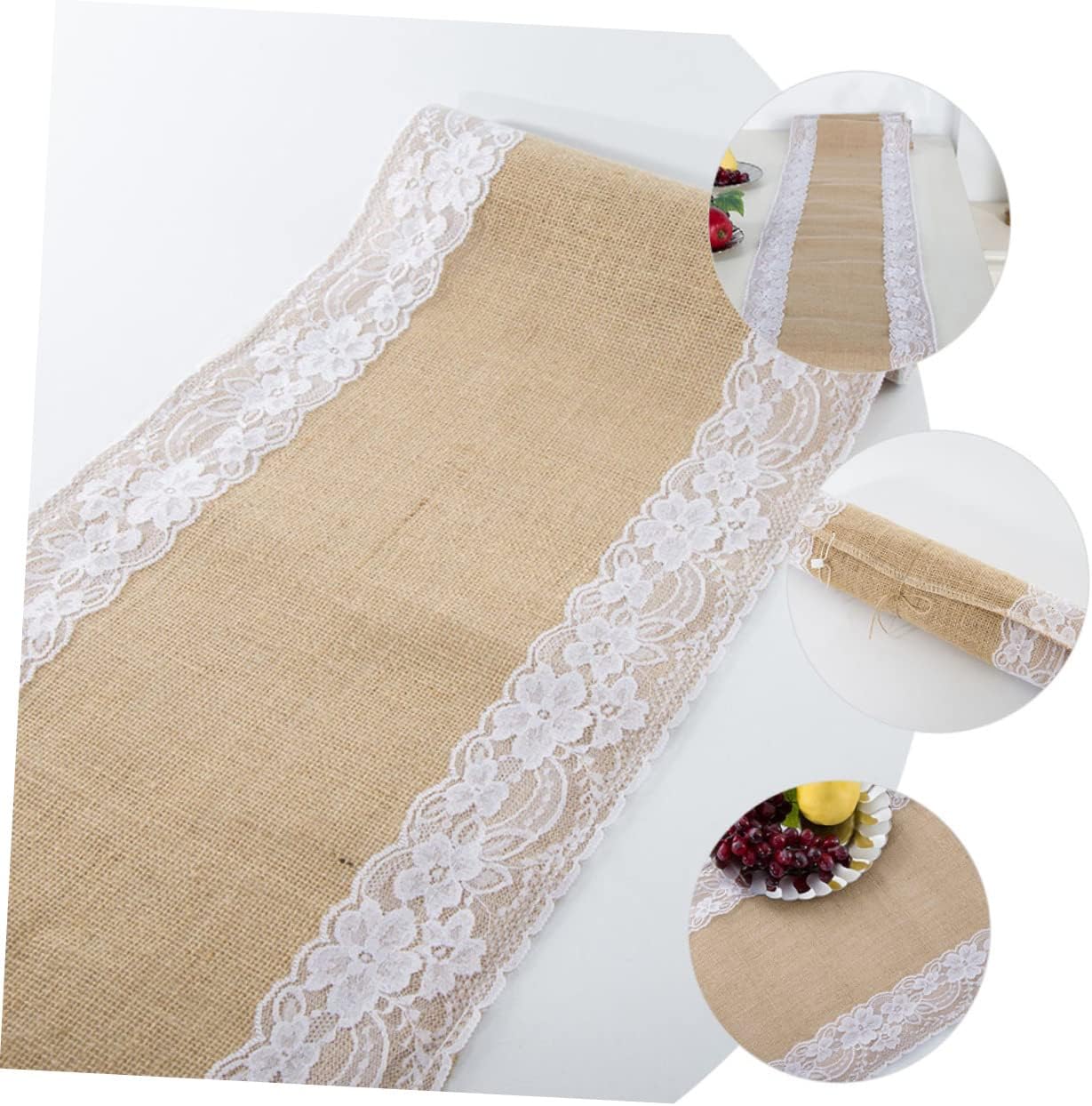 Elegant Lace Table Runner for Weddings and Parties