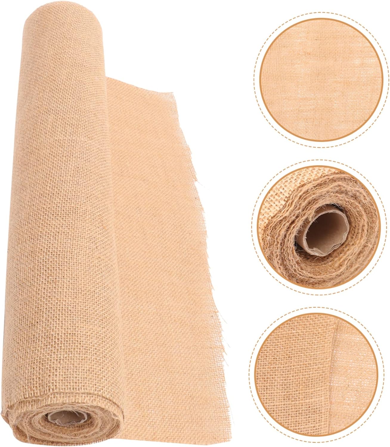 Zerodeko Natural Linen Table Runner for Rustic Wedding Decor