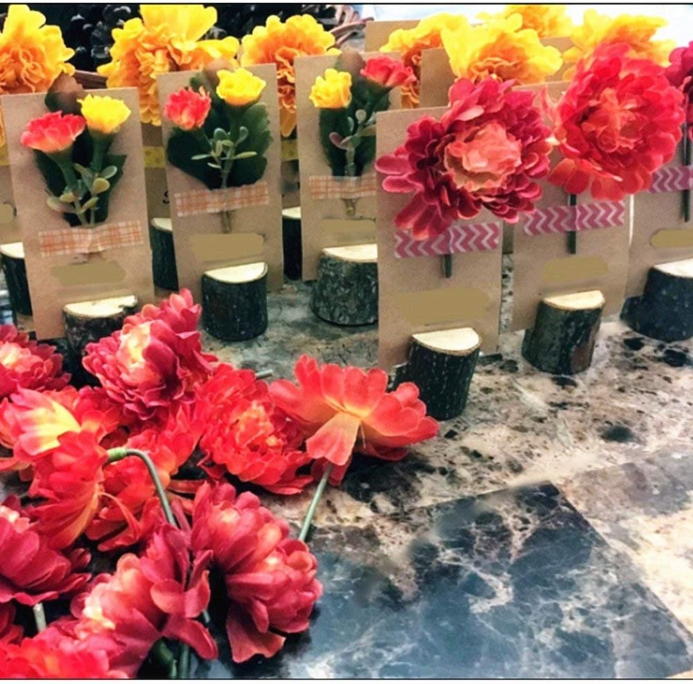 Rustic Wood Table Numbers Holder 20pcs