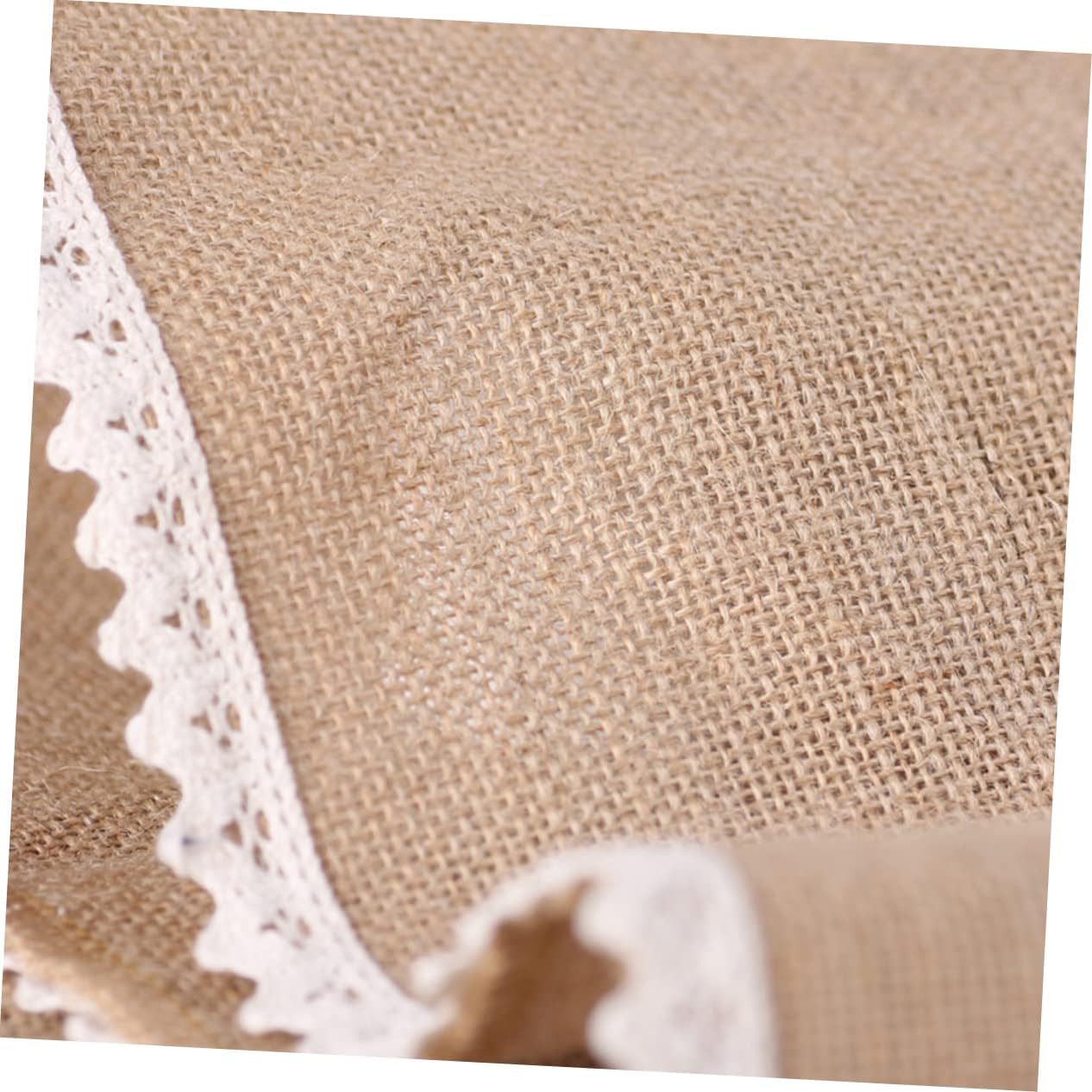 Lace Jute Table Runner 30x275cm for Wedding Events