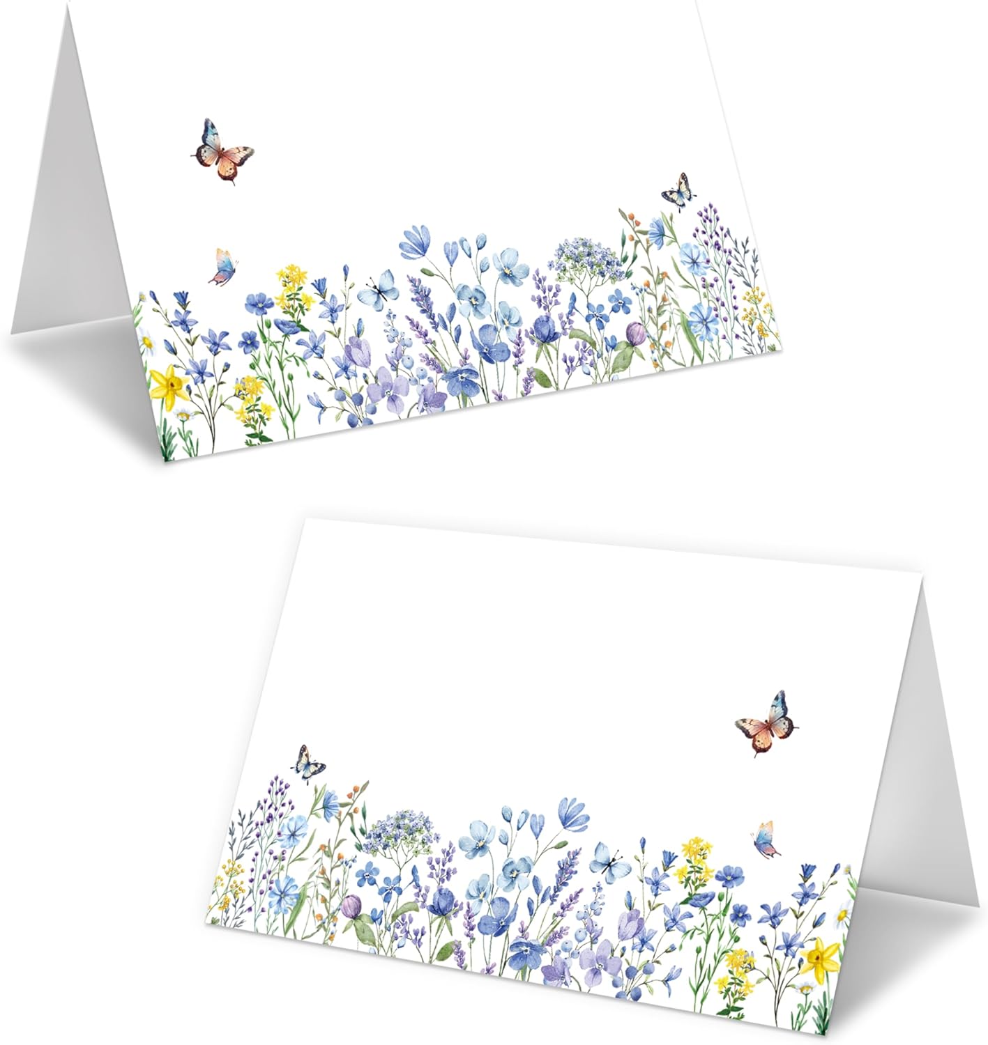 Wildflowers Place Cards For Girls 25 Pack