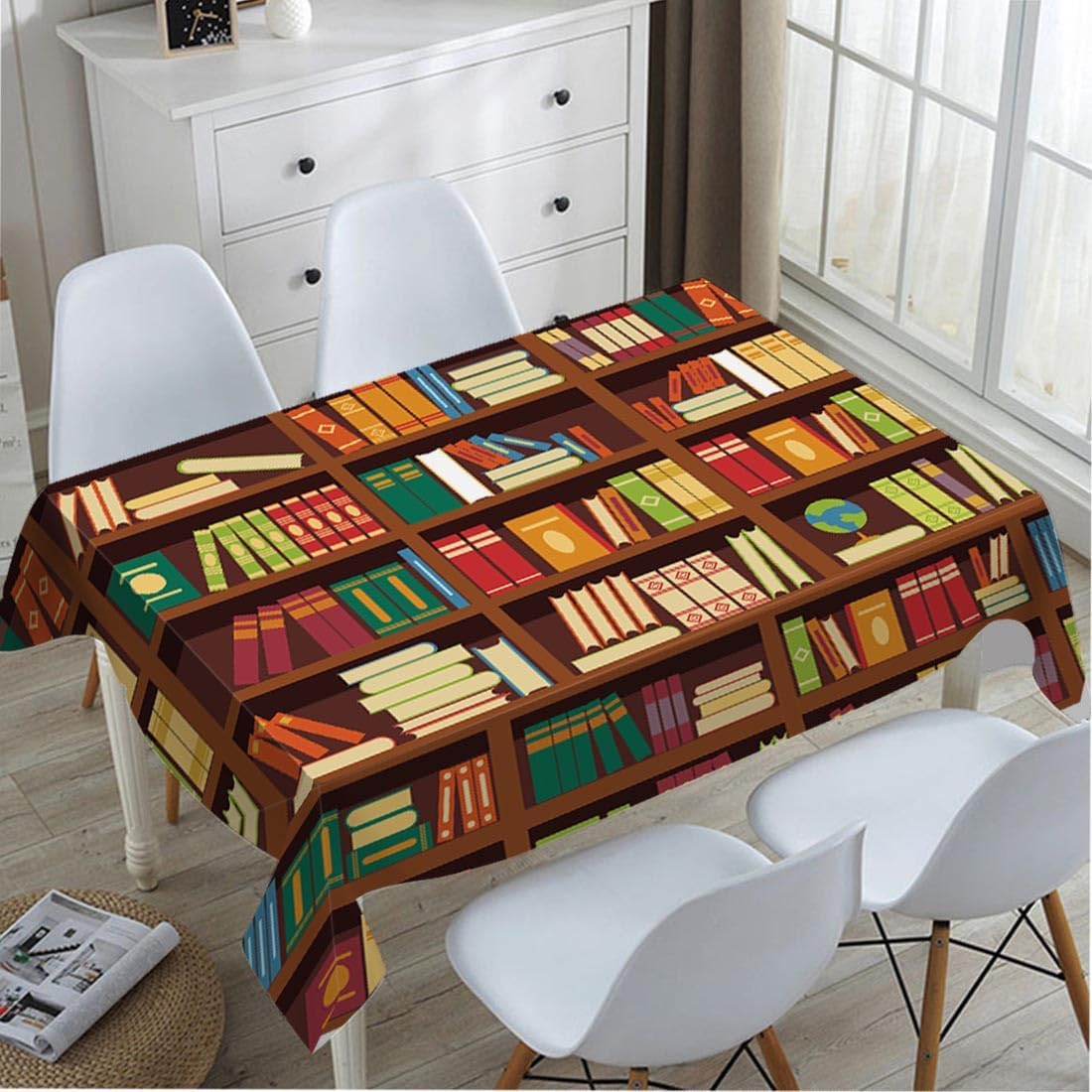 TKS MITLAN 60x84 Oblong Tablecloth Retro Design