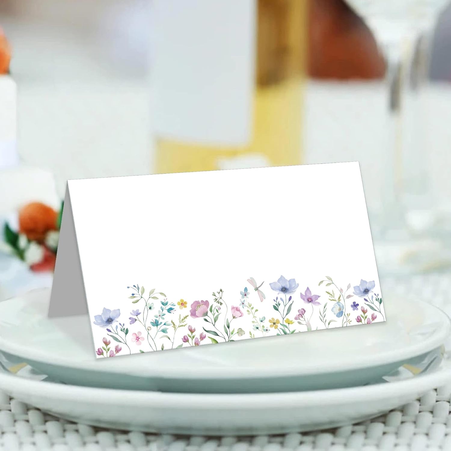 120pcs Wildflower Table Place Cards for Events