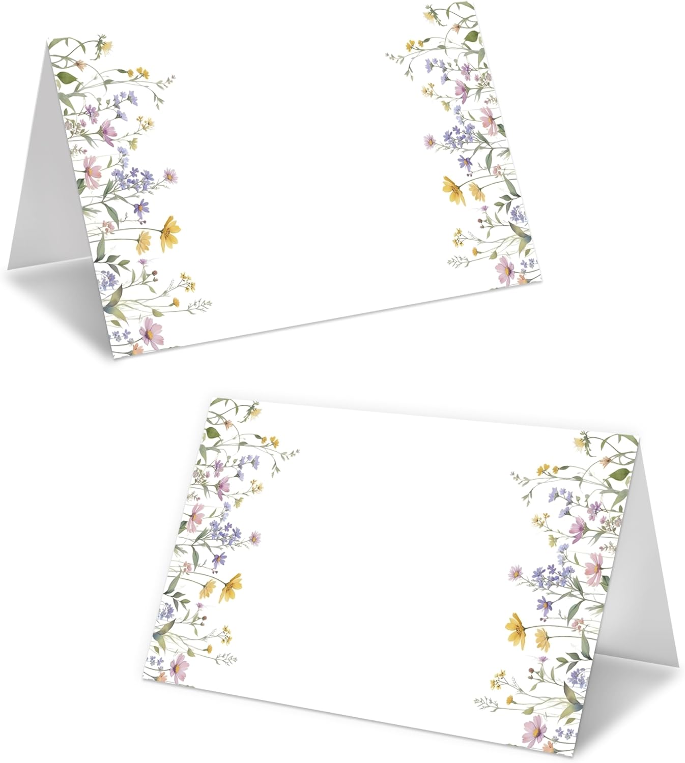 Wildflowers Place Cards for Girls 25 Pack 1