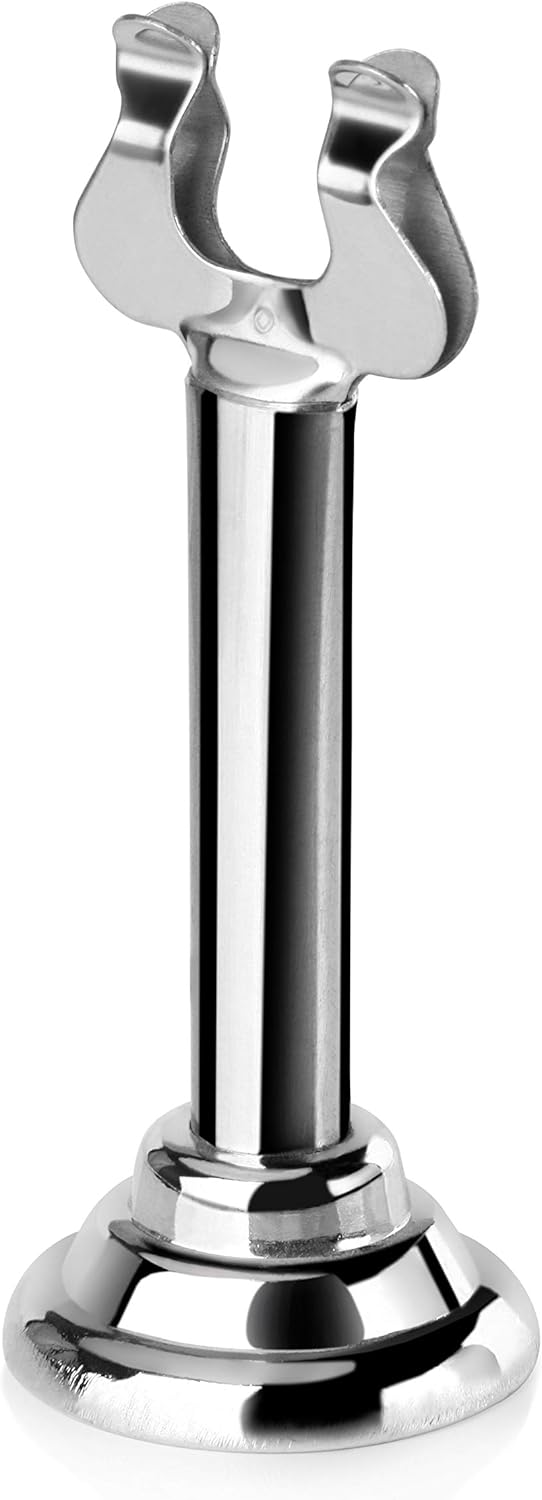 New Star Foodservice 23459 Harp Clip Place Card Holder Set of 12 Silver