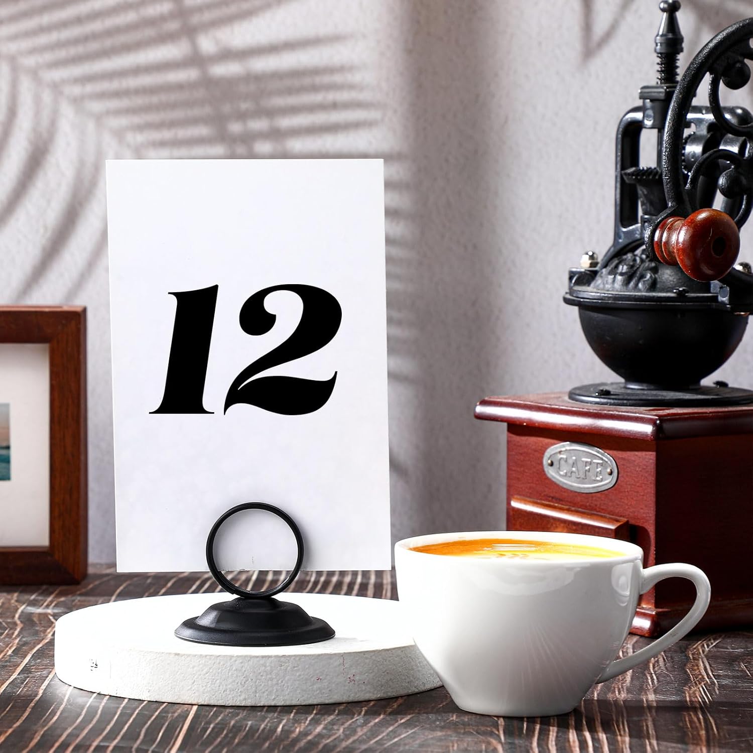 24 Pcs Metal Table Number Holders for Events