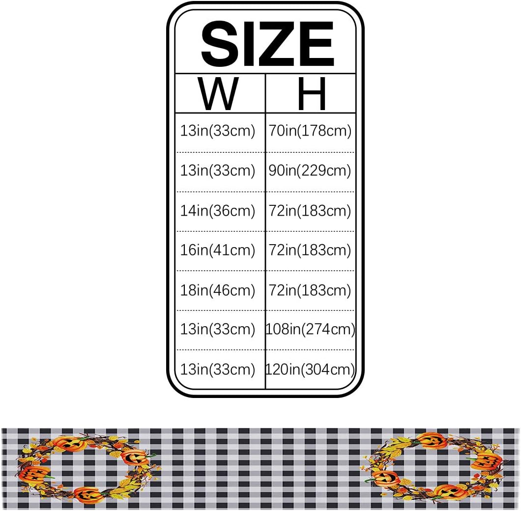 TH XHome Linen Table Runner 183 Inches Long Farmhouse Decor
