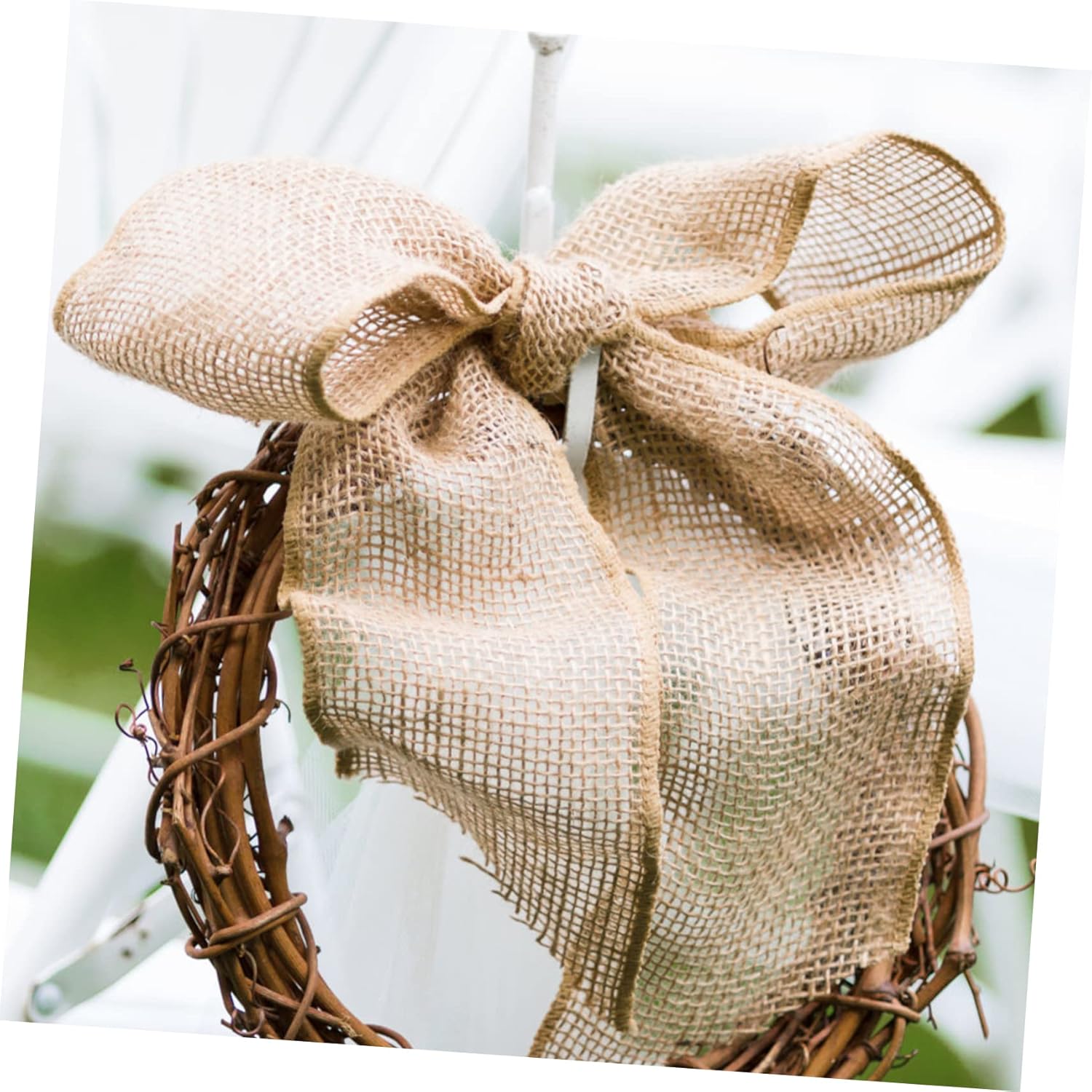 Hohopeti 1 Roll Rustic Burlap Table Runner