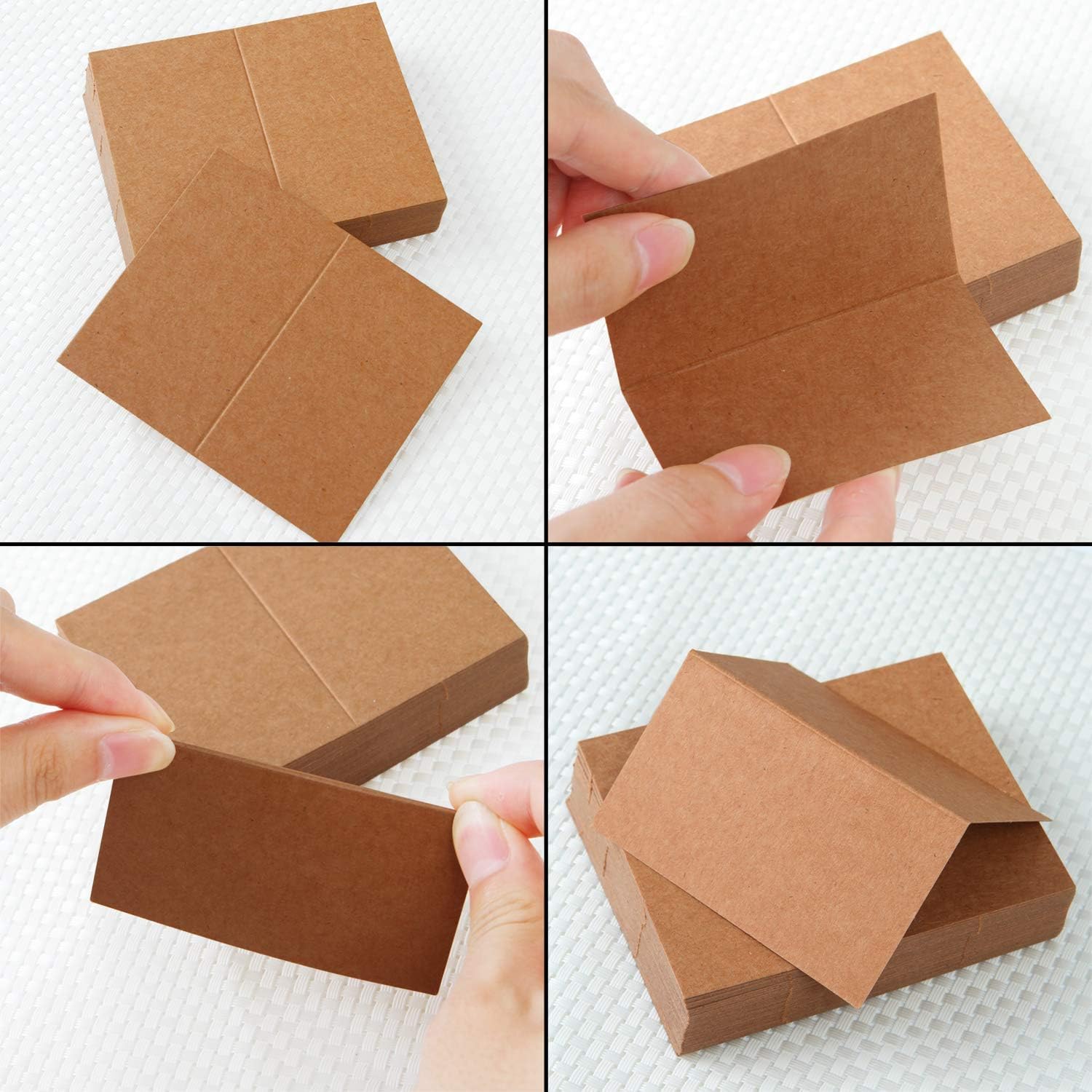 WOHENI Rustic Wood Place Card Holders for Wedding and Events