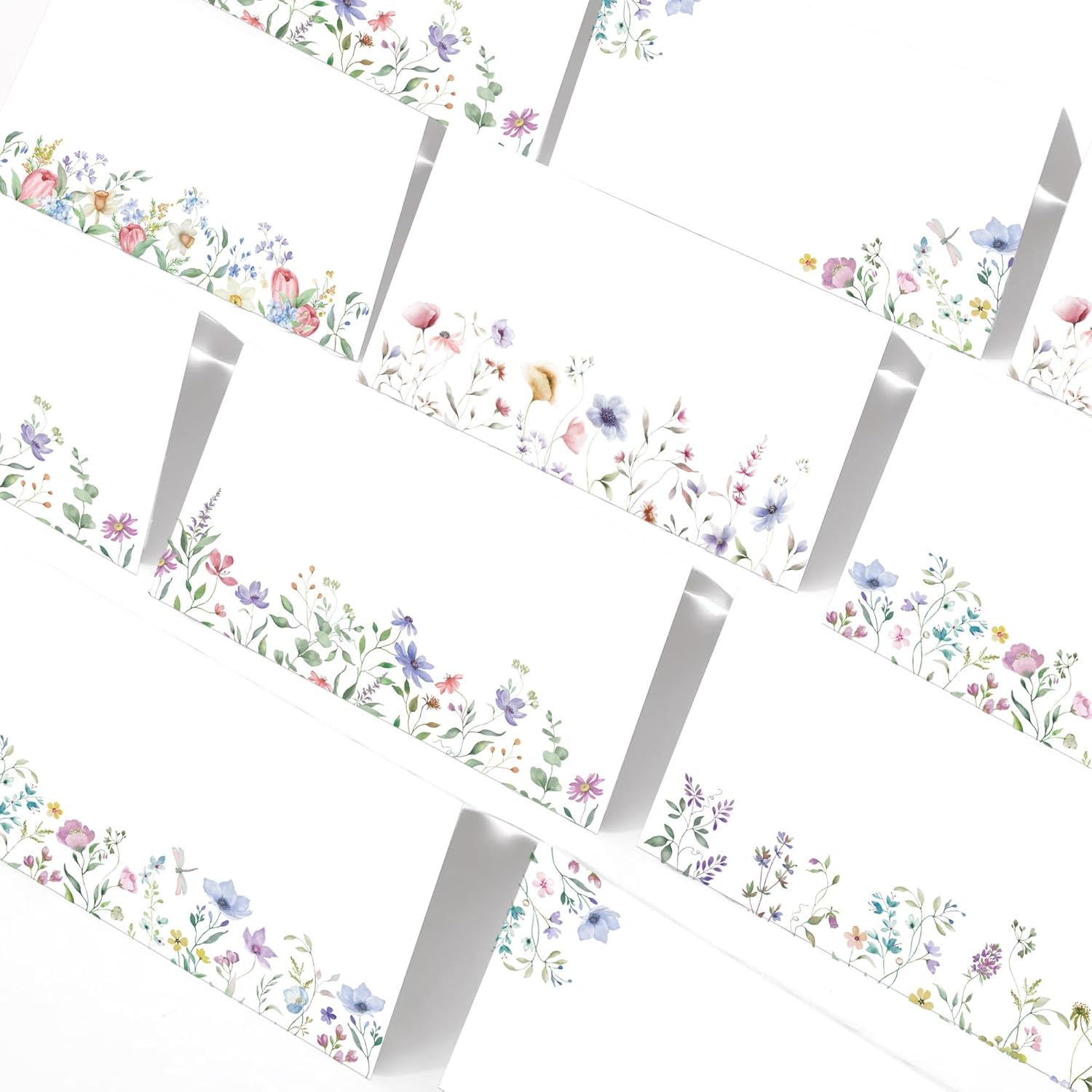 120pcs Wildflower Table Place Cards for Events