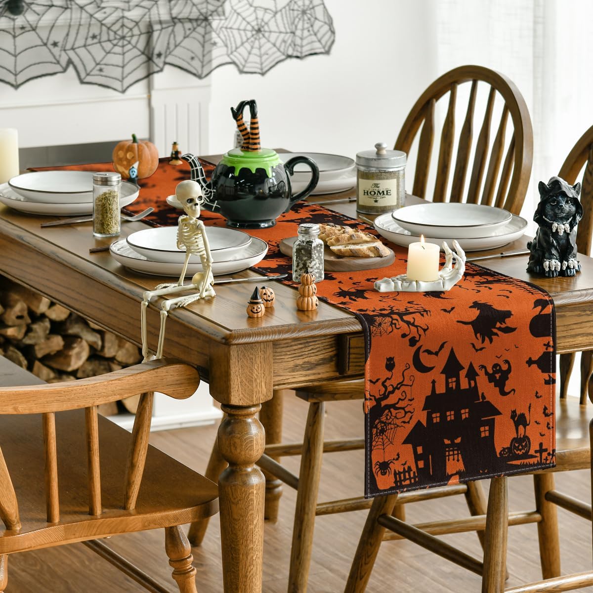Artoid Mode Halloween Table Runner 13x72 Inch 1