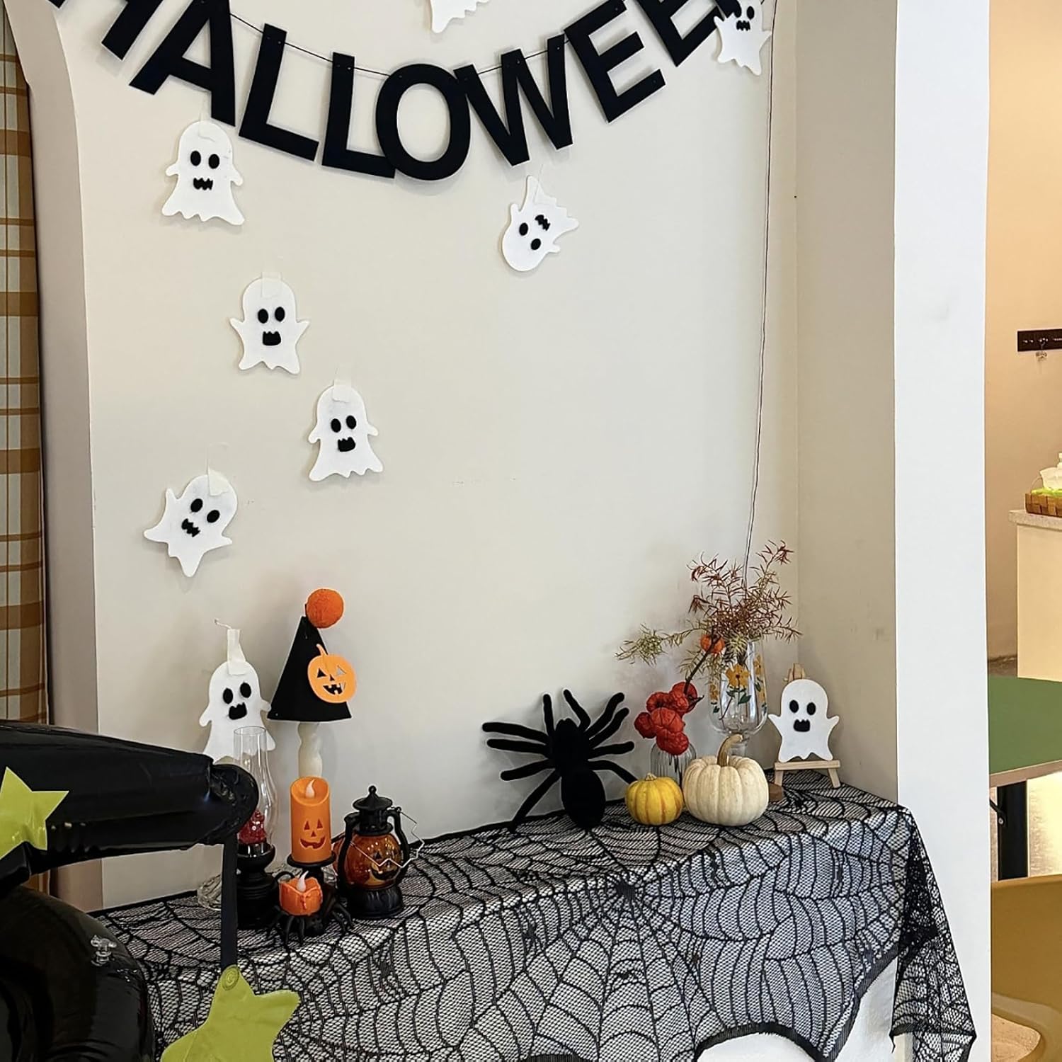 2 Pack Halloween Table Runners 18x72 Inches
