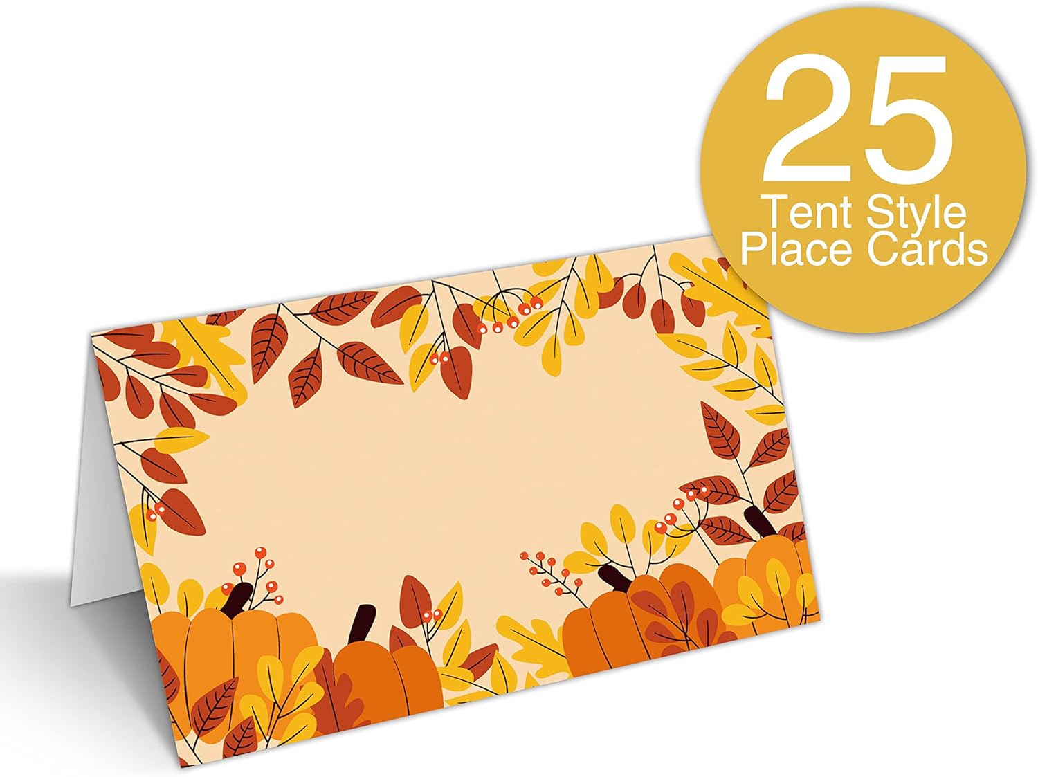 Tedea Thanksgiving Table Place Cards 25 Pack