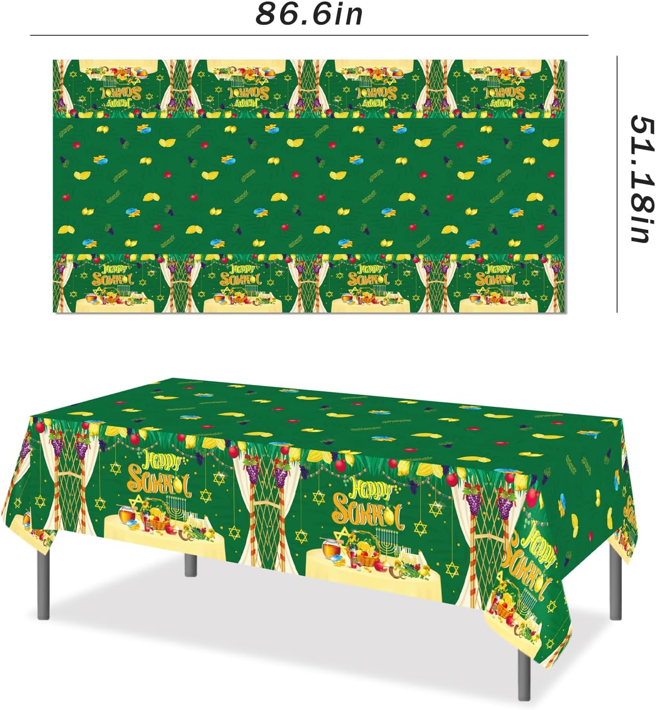 3 Pcs Disposable Tablecloths for Party Decorations