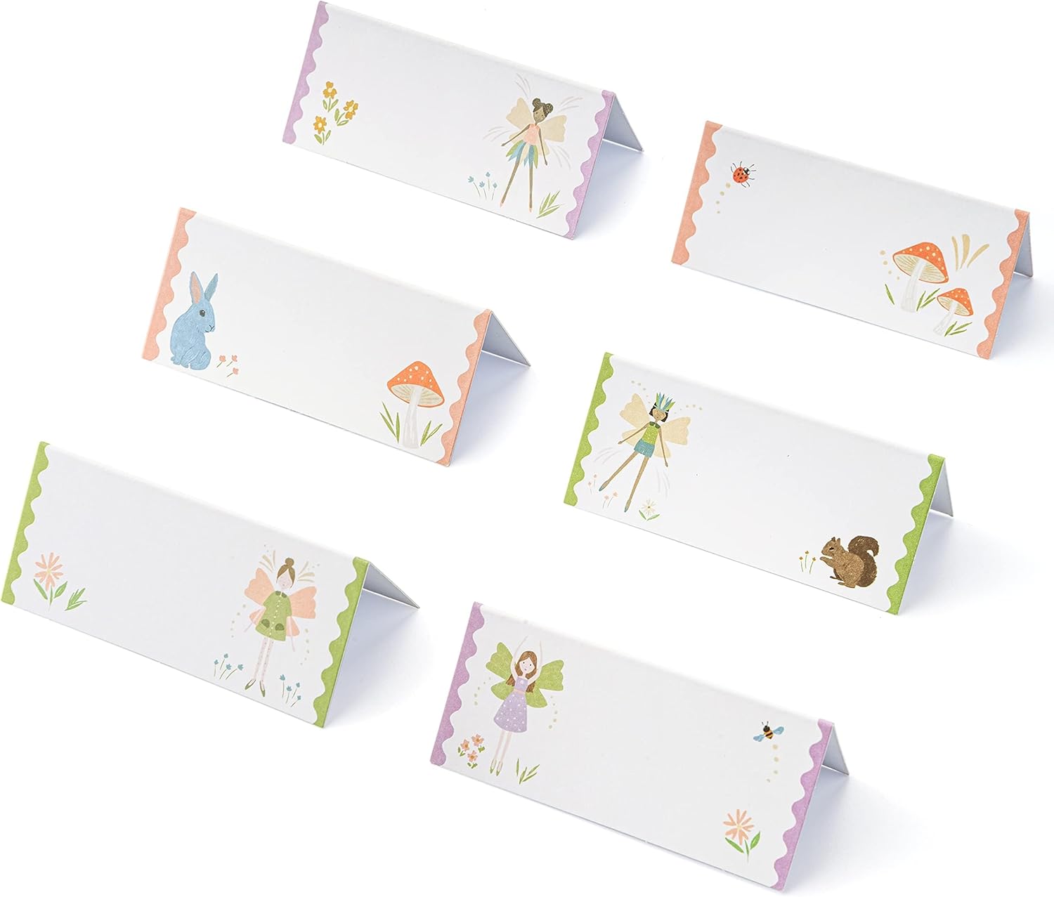 Cheerland Woodland Fairy Themed Place Cards 36pcs