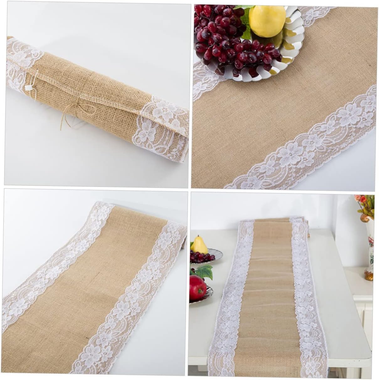 Elegant Lace Table Runner for Weddings and Parties