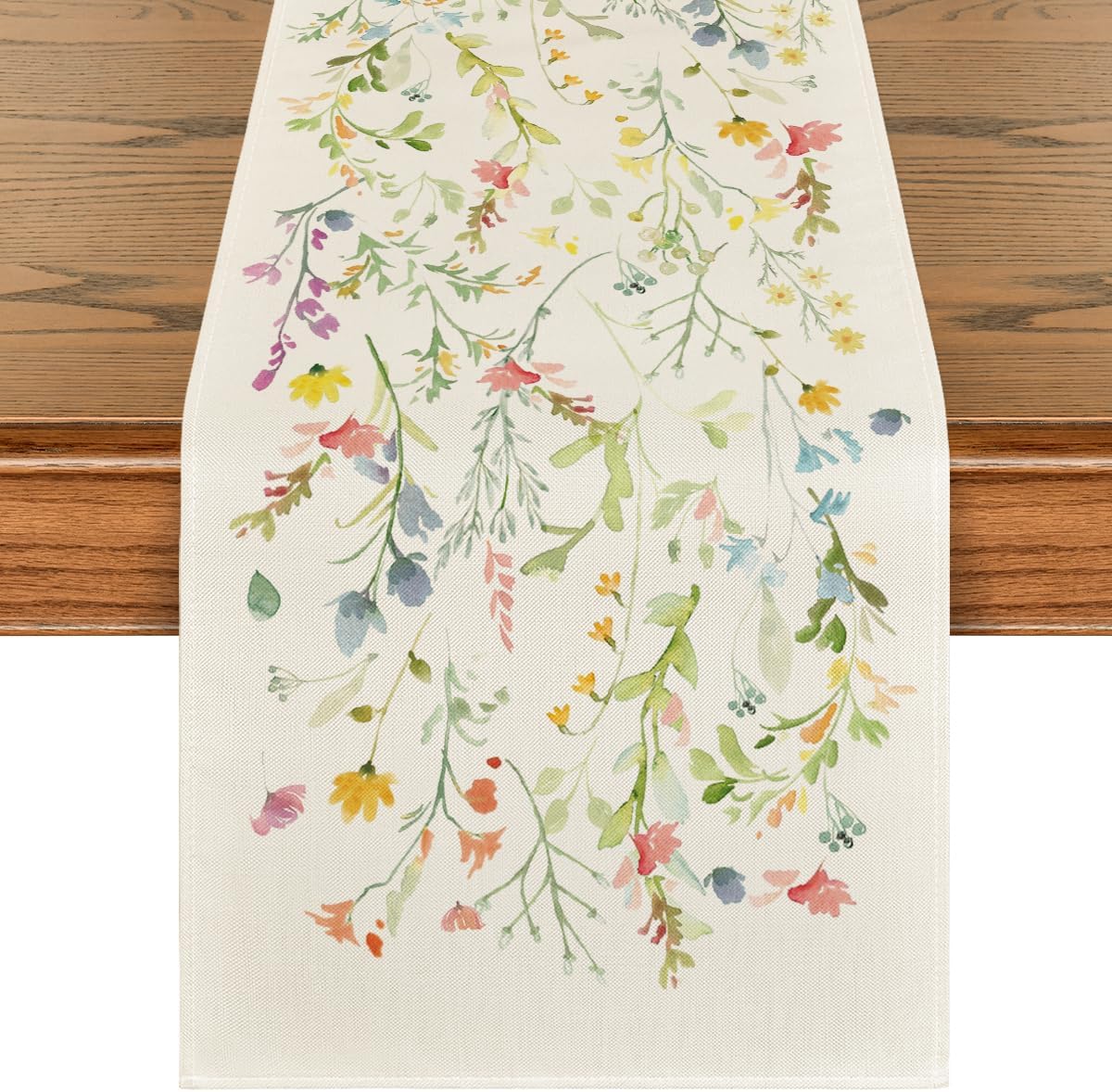Artoid Mode Wildflowers Bloom Table Runner 13x60 Inch