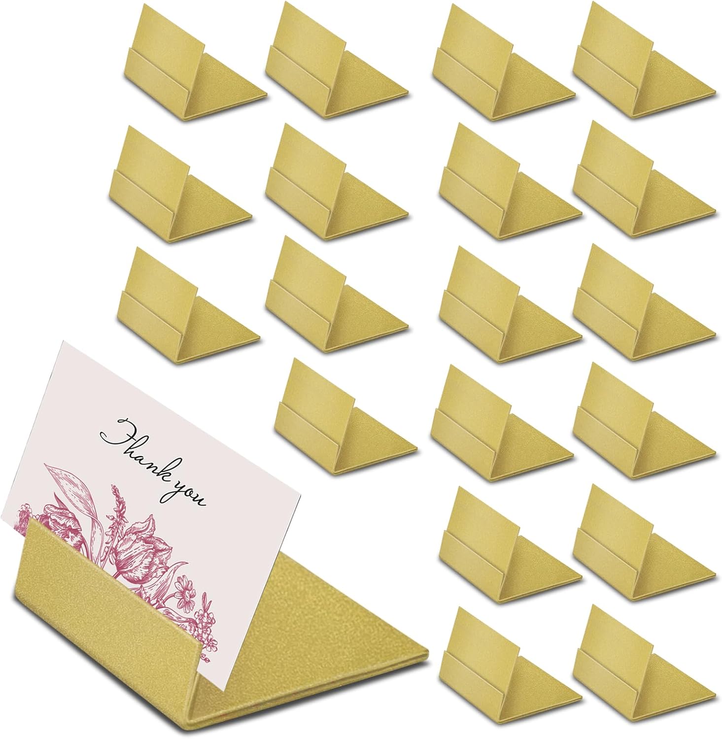 Gold Table Number Holders 20pcs Metal Place Card Stands